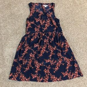 Fall Colors Floral Dress from ON, Size XS